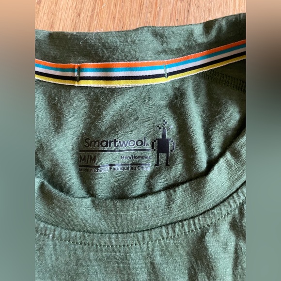 Smartwool Men's layering Tee - Forest Green - Picture 2 of 2
